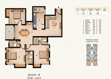 Velachery flats floor plan